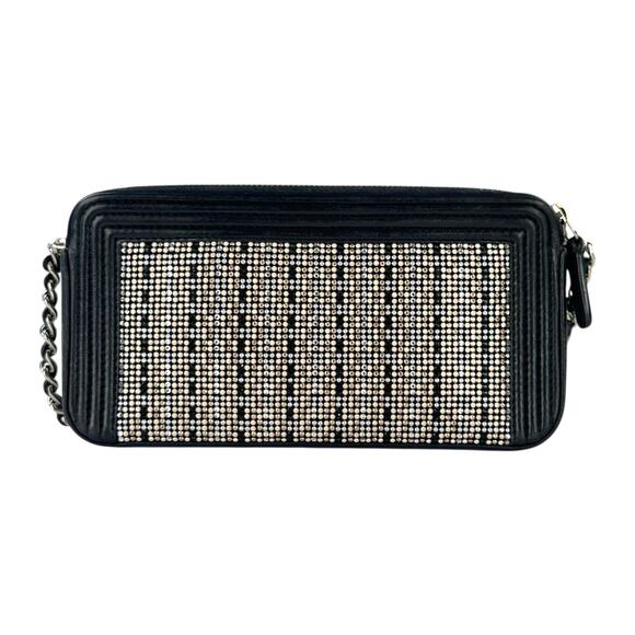 Chanel CC Rhinestone Boy Wallet-On-Chain - Picture 2 of 15